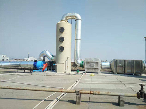 山(shan)西噴淋廢氣淨(jing)化塔
